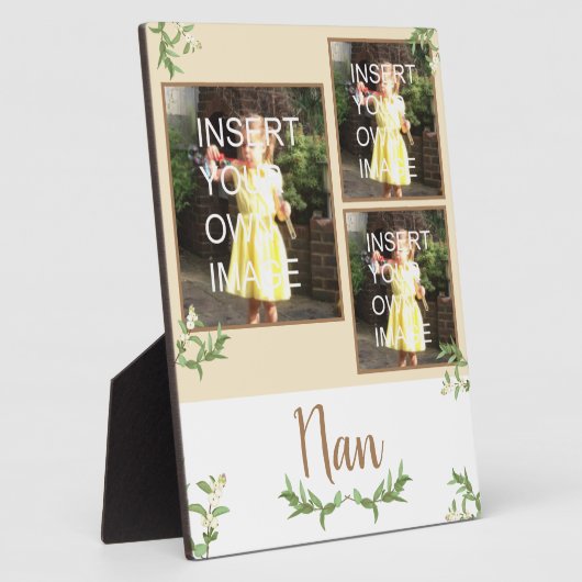 Nan Personalisiert Multi Foto Fotoplatte (Seite)
