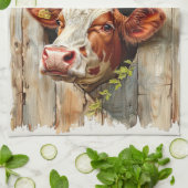 Nan & Pop's Farmhouse Cute Country Farm Geschirrtuch (Gefaltet)