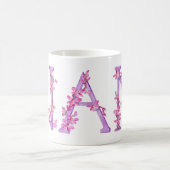 Nan-Text-Orchid lila-Rosa-Malerei Tasse (Mittel)