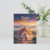 Nan Thailand Postkarte (Stehend Vorderseite)