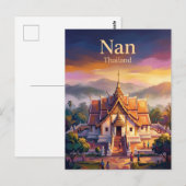 Nan Thailand Postkarte (Vorne/Hinten)