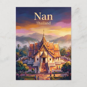 Nan Thailand Postkarte