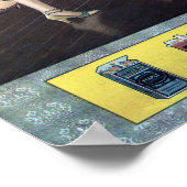 Nan Yang Brothers Cigarettes Ballroom Dancing Ad Poster (Ecke)