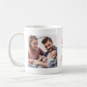 Nana 2 Custom Baby Fotos und Geburtsstunde Kaffeetasse (Links)