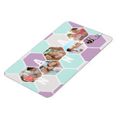 Nana 5 Foto Collage 4 Letter Hübsch Honeycomb Magnet (Linke Seite)