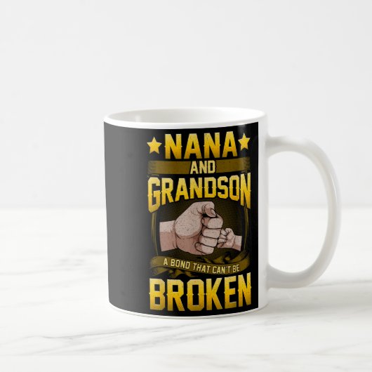 Nana And Grandson A Bond That Can't Be Broken Shir Kaffeetasse (Rechts)
