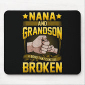 Nana And Grandson A Bond That Can't Be Broken Shir Mousepad (Vorne)