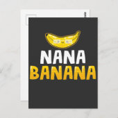 Nana Banana Grandmutter Funny Oma Postkarte (Vorne/Hinten)