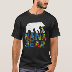 Nana Bär Autismus-Bewusstsein Stolz Autismus T-Shirt