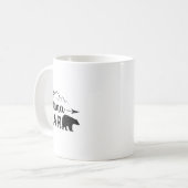 Nana Bär - Camping  Kaffeetasse (Vorderseite Links)