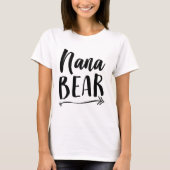Nana-Bär: Niedliche Großmutter T-Shirt (Vorderseite)