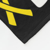 Nana Bären Krebs-Bewusstsein für Krebs Fleecedecke (Ecke)