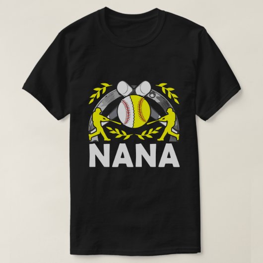 NANA Baseball Softball T-Shirt (Design vorne)