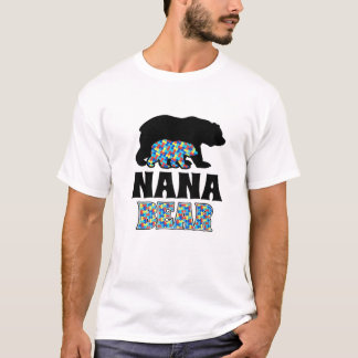 Nana Bear Autismus Bewusstsein T-Shirt