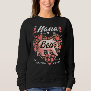 Nana Bear für Frauen Niedlicher Muttertag und Gebu Sweatshirt