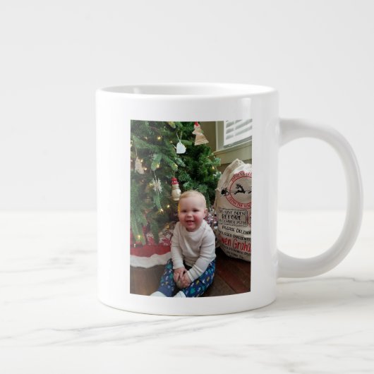 Nana-Beschreibung-Tasse mit Bild Jumbo-Tasse (Rechts)