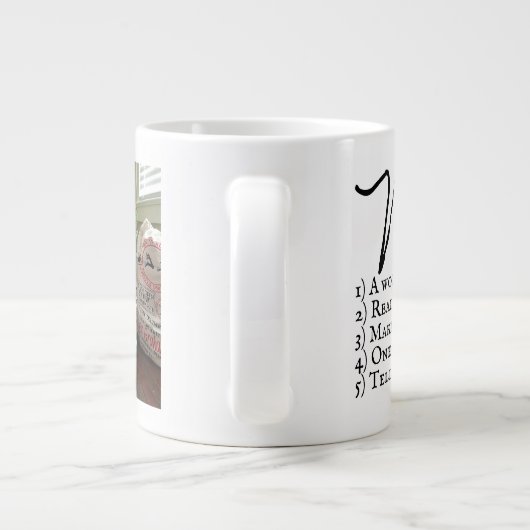 Nana-Beschreibung-Tasse mit Bild Jumbo-Tasse (Rückseite)