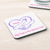 Nana Big Hug ist das beste Geschenk für einen Getränkeuntersetzer (Linke Seite)