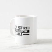 Nana, bin ich Tassen-Nana-Tasse lustige Nana A Kaffeetasse (Vorderseite Links)