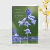 Nana Birthday Card - Bluebells Karte (Gelbe Blume)
