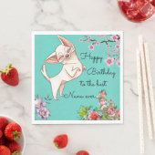 Nana Birthday Chihuahua Paper Napkins Serviette (Beispiel)