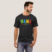 Nana Blocks Master Builder Brick Builder Geburtsta T-Shirt (Vorne ganz)