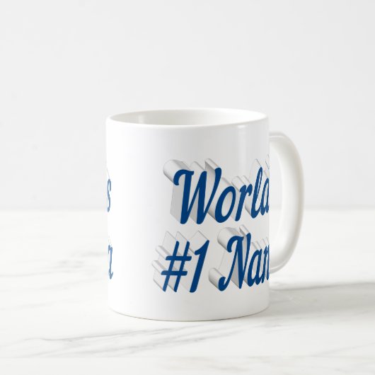 Nana Blue Halbtext Tasse (VorderseiteRechts)