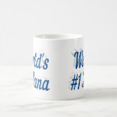 Nana Blue Halbtext Tasse (Mittel)