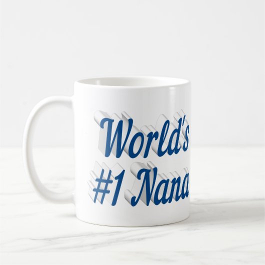 Nana Blue Halbtext Tasse (Links)