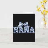 Nana- Blue White Chinoiserie Floral - Grandma  Karte (Gelbe Blume)