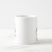 Nana Bright Holly Christmas Black Script Kaffeetasse (Mittel)