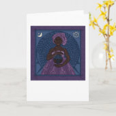 Nana Buluku Grußkarte Karte (Gelbe Blume)