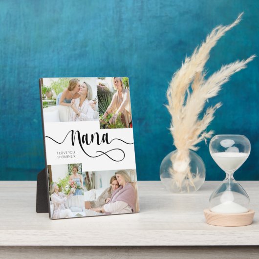 Nana Calligraphy 4 Foto Tabletop Plaque Fotoplatte (Seite)