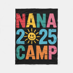 Nana Camp 2025 Familienurlaub Sommer-Camping-Crew Fleecedecke
