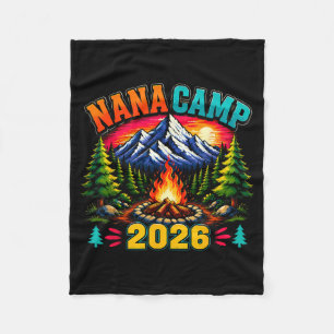Nana Camp 2026 Familien-Sommerurlaub Camping-Crew Fleecedecke