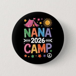 Nana Camp 2026 Familienurlaub Sommer-Camping-Crew Button