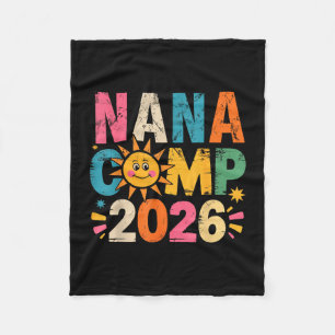 Nana Camp 2026 Familienurlaub Sommer-Camping-Crew Fleecedecke