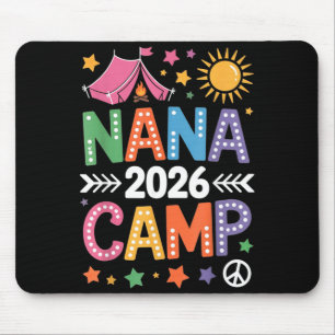 Nana Camp 2026 Familienurlaub Sommer-Camping-Crew Mousepad