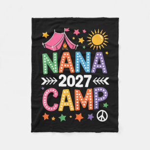 Nana Camp 2027 Familienurlaub Sommer-Camping-Crew Fleecedecke