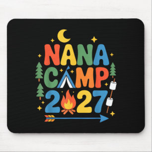 Nana Camp 2027 Familienurlaub Sommer-Camping-Crew Mousepad
