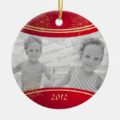 Nana Christmas Foto Frame Keramik Ornament (Vorne)