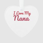 Nana Christmas Ornament (Vorderseite)