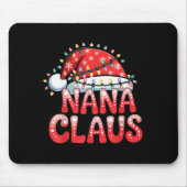 Nana Claus Christmas Family Matching Grandma Holid Mousepad (Vorne)