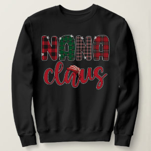 Nana Claus Familie passt Weihnachtsausstattung Sweatshirt