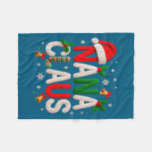 Nana Claus Santa Claus Crochet &amp; Knitting Love Fleecedecke (Vorderseite (Horizontal))