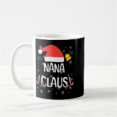 Nana Claus Santa Hat First Christmas Xmas Family P Kaffeetasse (Links)