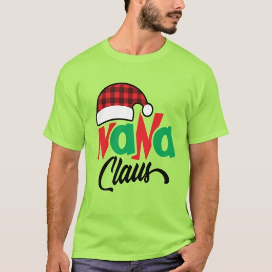 Nana Claus Shirt Weihnachten (Vorderseite)