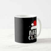Nana Claus Shirt Weihnachts Pajama Familie Matchin Kaffeetasse (VorderseiteRechts)