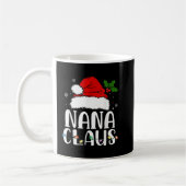 Nana Claus Shirt Weihnachts Pajama Familie Matchin Kaffeetasse (Links)
