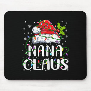 Nana Claus Weihnachts-Weihnachtsmannmütze Matching Mousepad